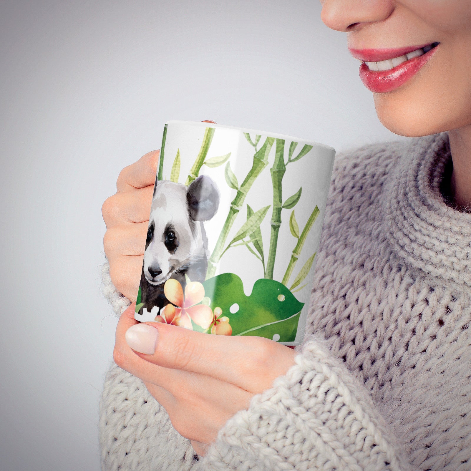Personalised Panda 10oz Mug Alternative Image 6