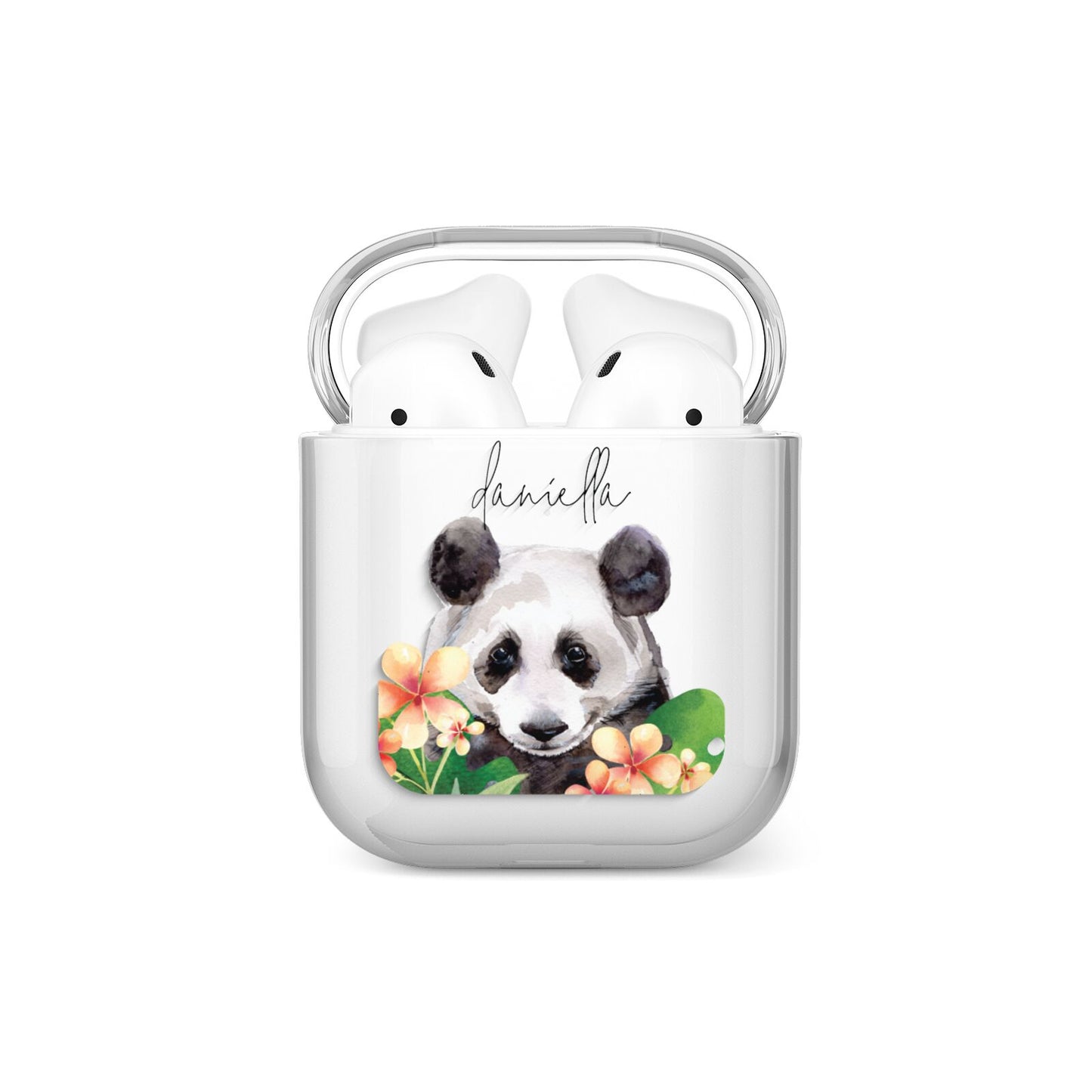 Personalised Panda AirPods Case