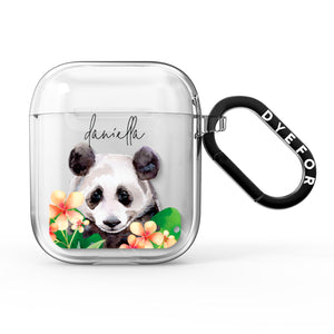 Personalisierte Panda AirPods-Hülle