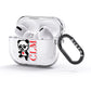 Personalised Panda Initials AirPods Glitter Case 3rd Gen Side Image