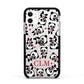 Personalised Panda Initials Apple iPhone 11 in White with Black Impact Case