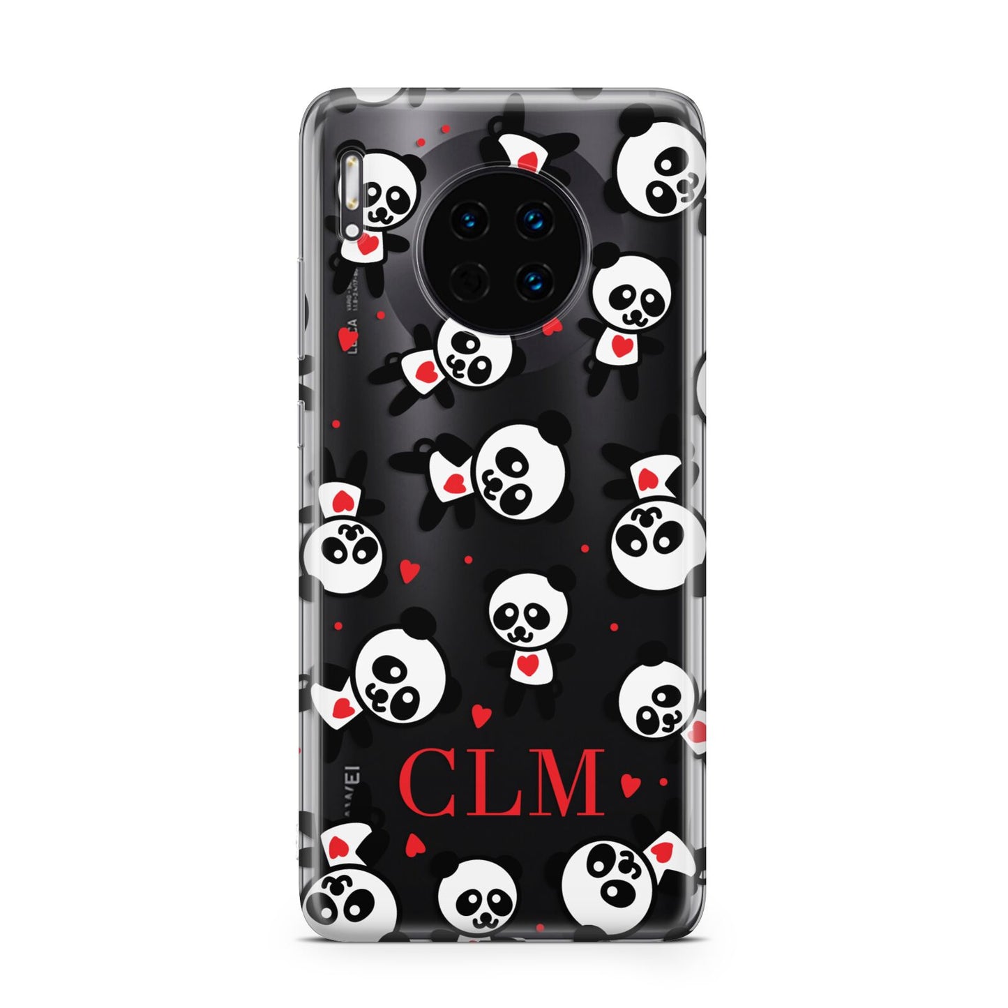 Personalised Panda Initials Huawei Mate 30