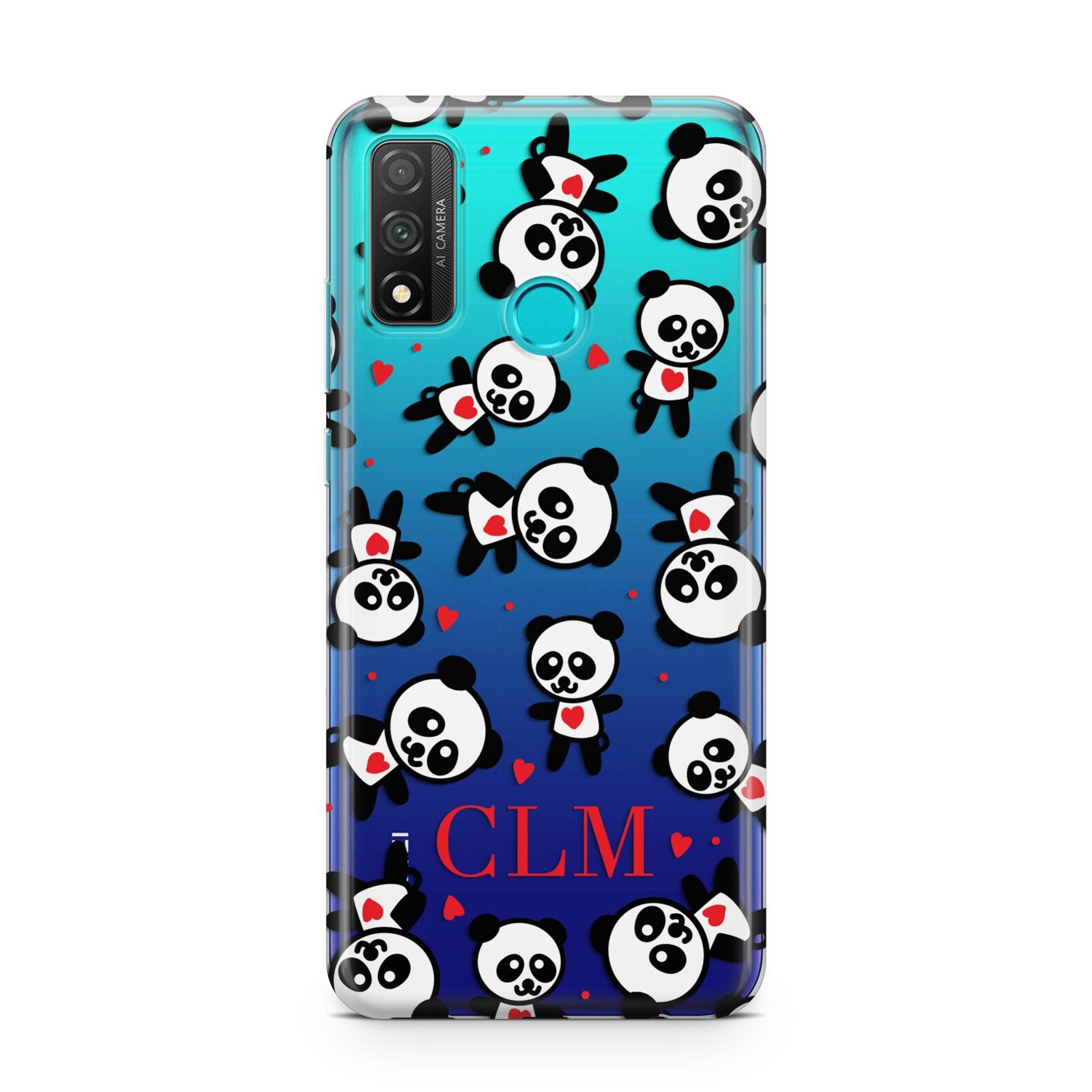 Personalised Panda Initials Huawei P Smart 2020