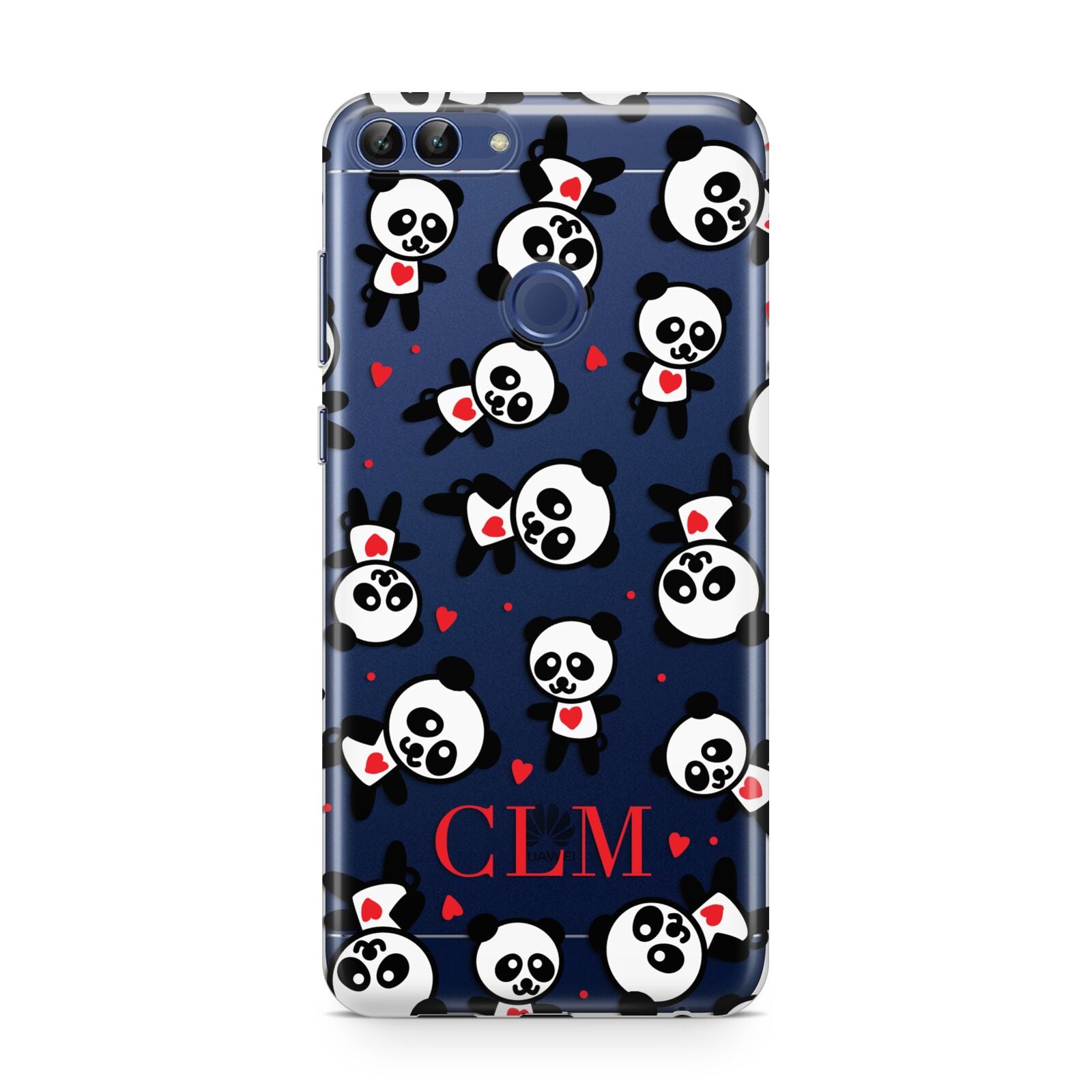 Personalised Panda Initials Huawei P Smart Case