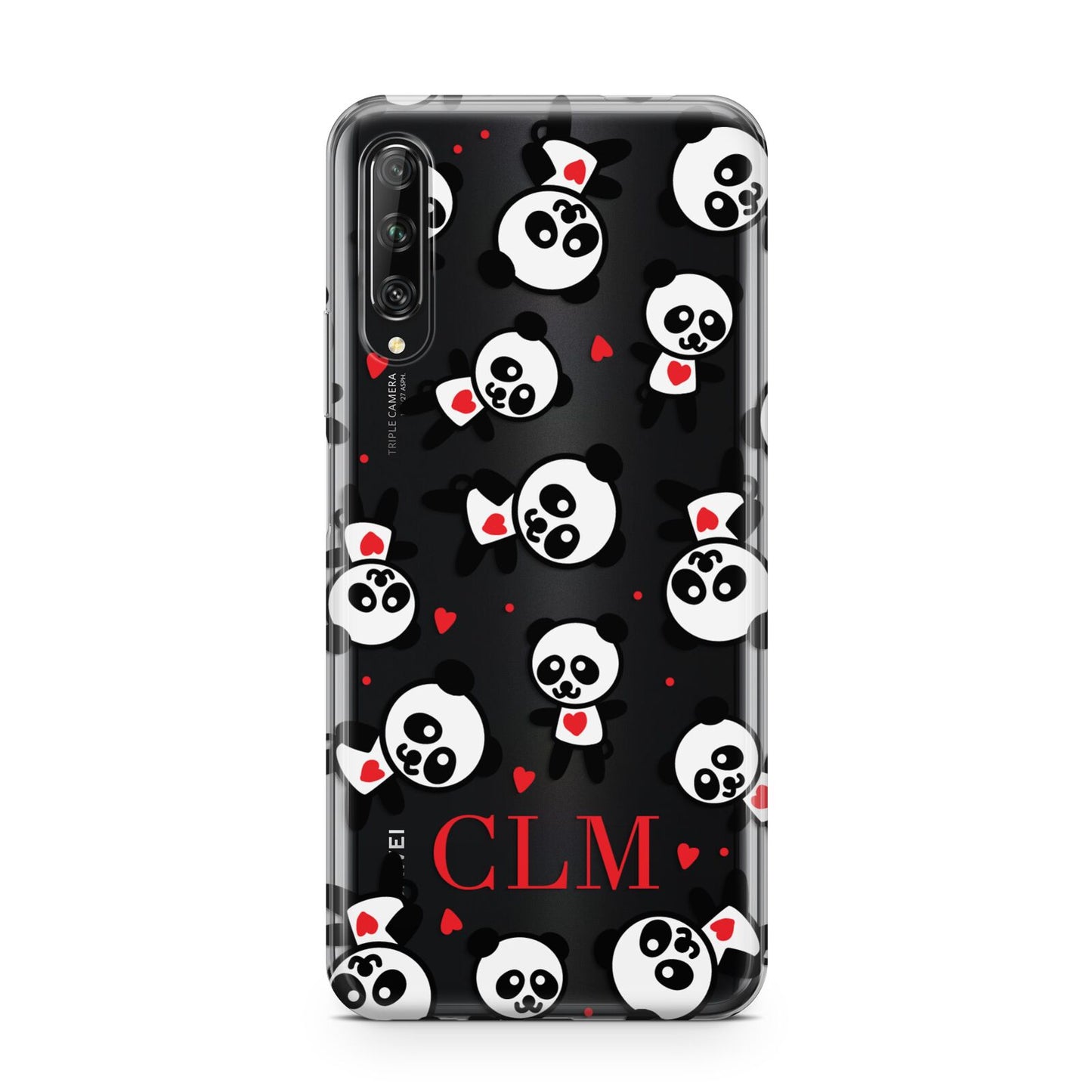 Personalised Panda Initials Huawei P Smart Pro 2019