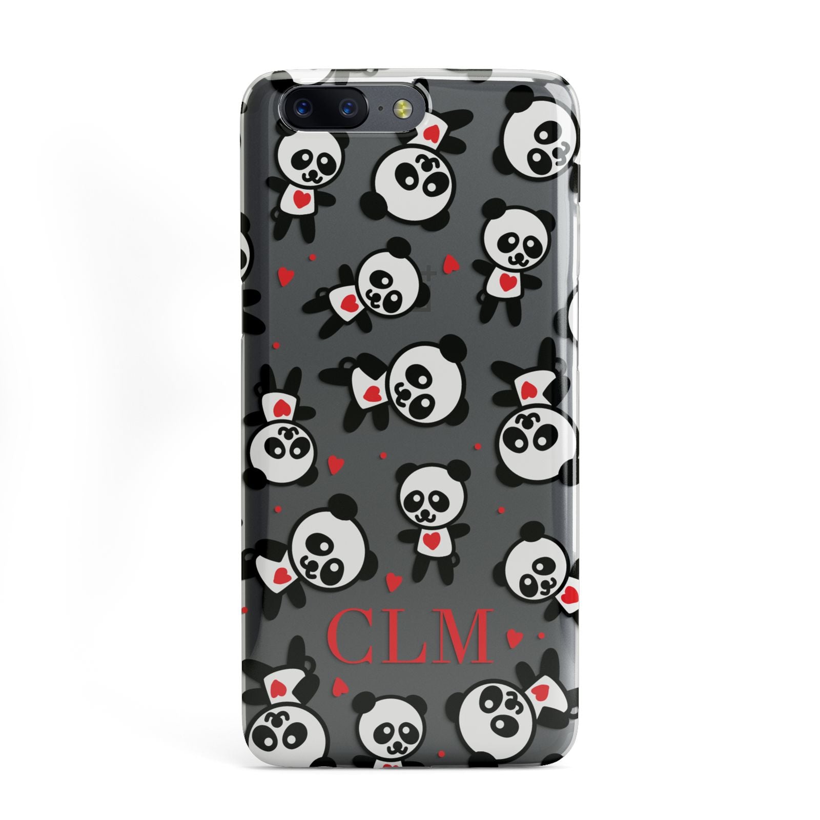 Personalised Panda Initials OnePlus Case