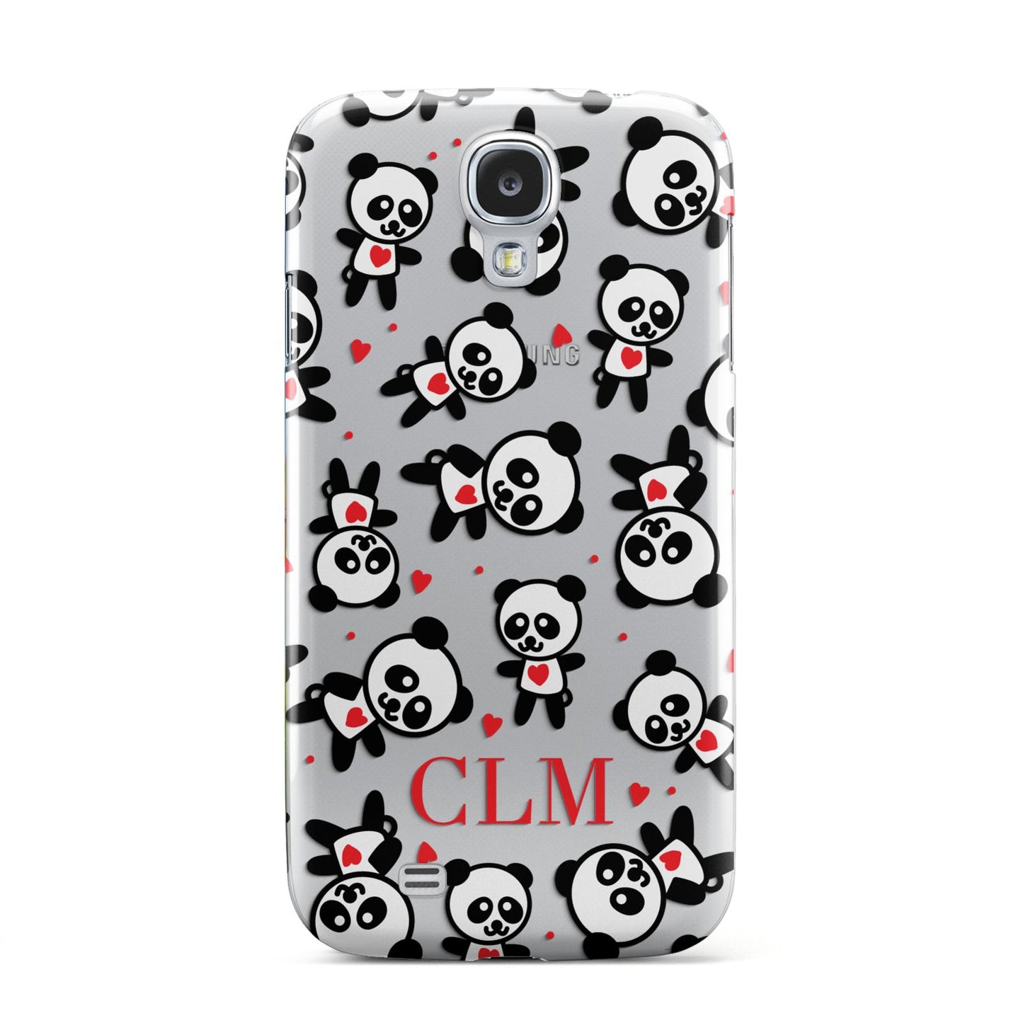 Personalised Panda Initials Samsung Galaxy S4 Case