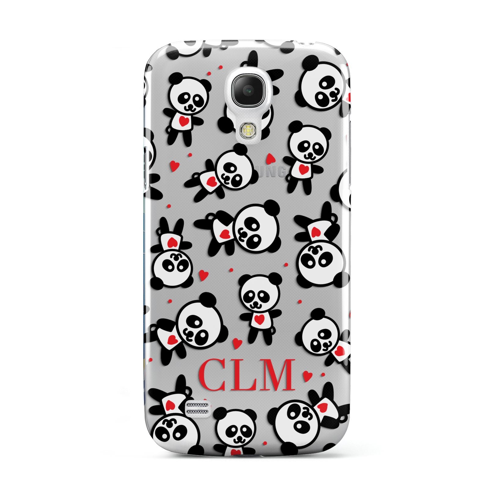 Personalised Panda Initials Samsung Galaxy S4 Mini Case