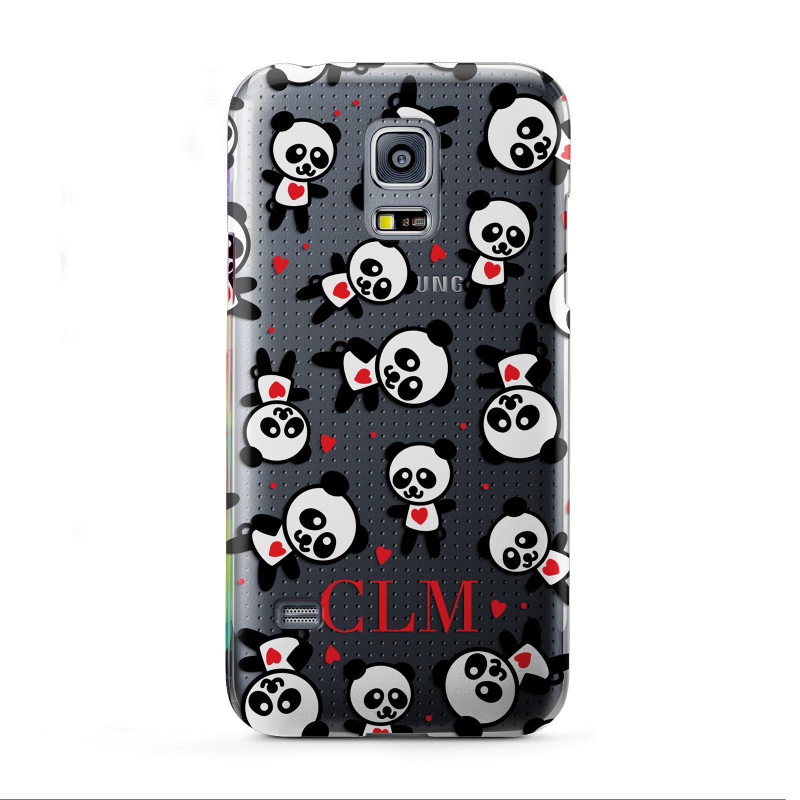 Personalised Panda Initials Samsung Galaxy S5 Mini Case