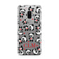 Personalised Panda Initials Samsung Galaxy S9 Plus Case on Silver phone