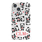 Personalised Panda Initials iPhone 13 Mini Full Wrap 3D Snap Case