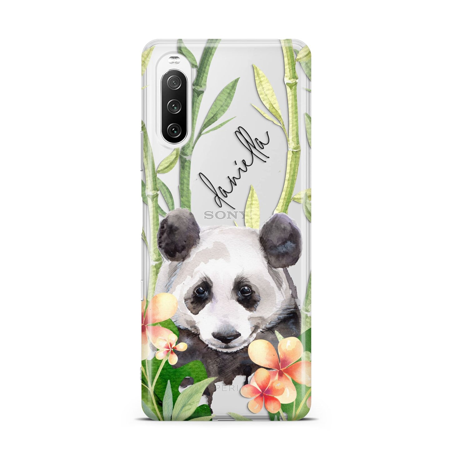 Personalised Panda Sony Xperia 10 III Case