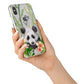 Personalised Panda iPhone X Bumper Case on Silver iPhone Alternative Image 2