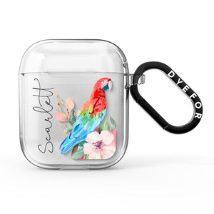 Personalised Parrot AirPods Case