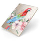 Personalised Parrot Apple iPad Case on Gold iPad Side View