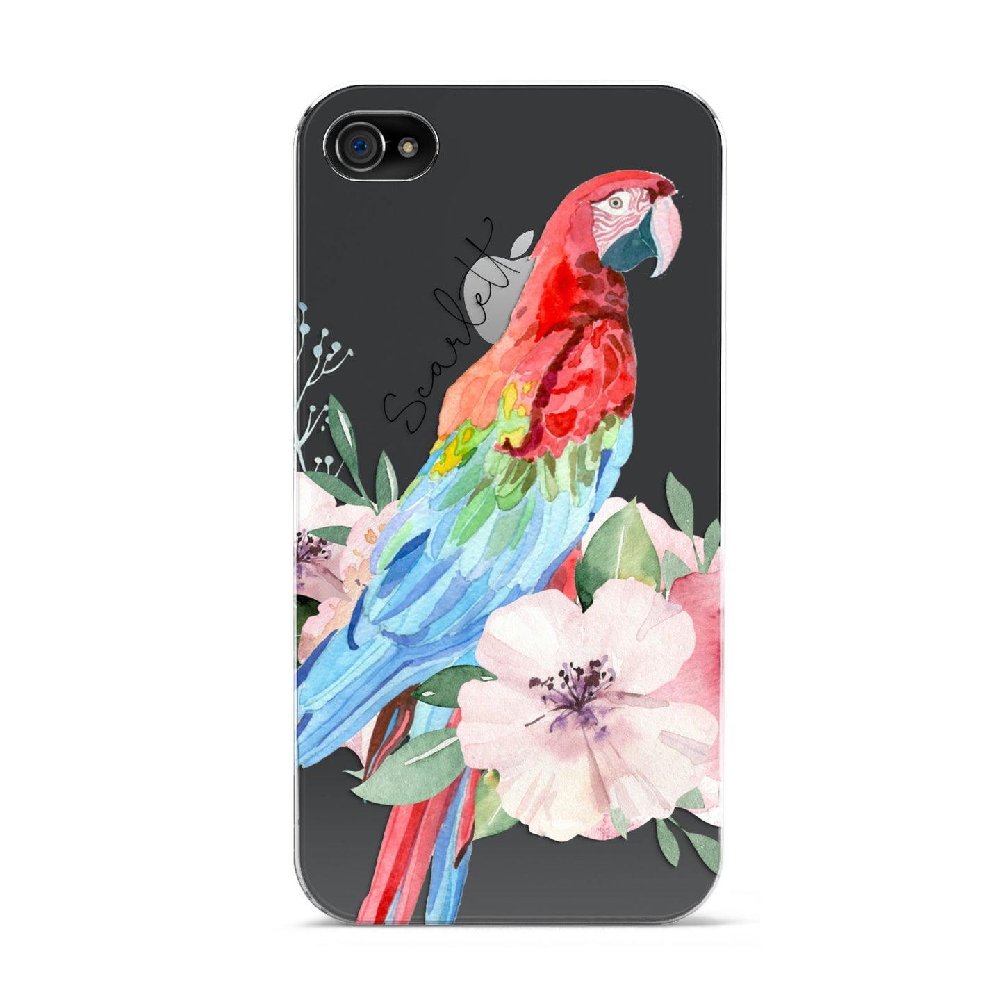 Personalised Parrot Apple iPhone 4s Case