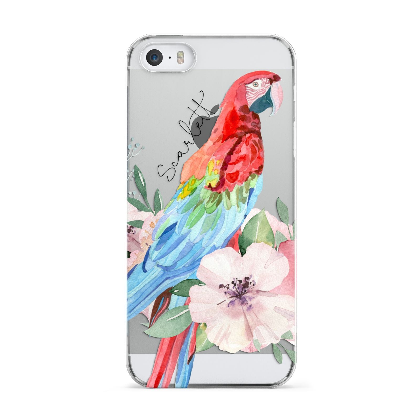 Personalised Parrot Apple iPhone 5 Case