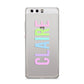 Personalised Pastel Colour Name Huawei P10 Phone Case