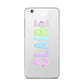 Personalised Pastel Colour Name Huawei P8 Lite Case