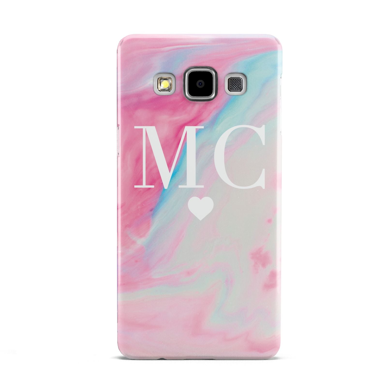Personalised Pastel Marble Initials Samsung Galaxy A5 Case
