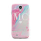 Personalised Pastel Marble Initials Samsung Galaxy S4 Case