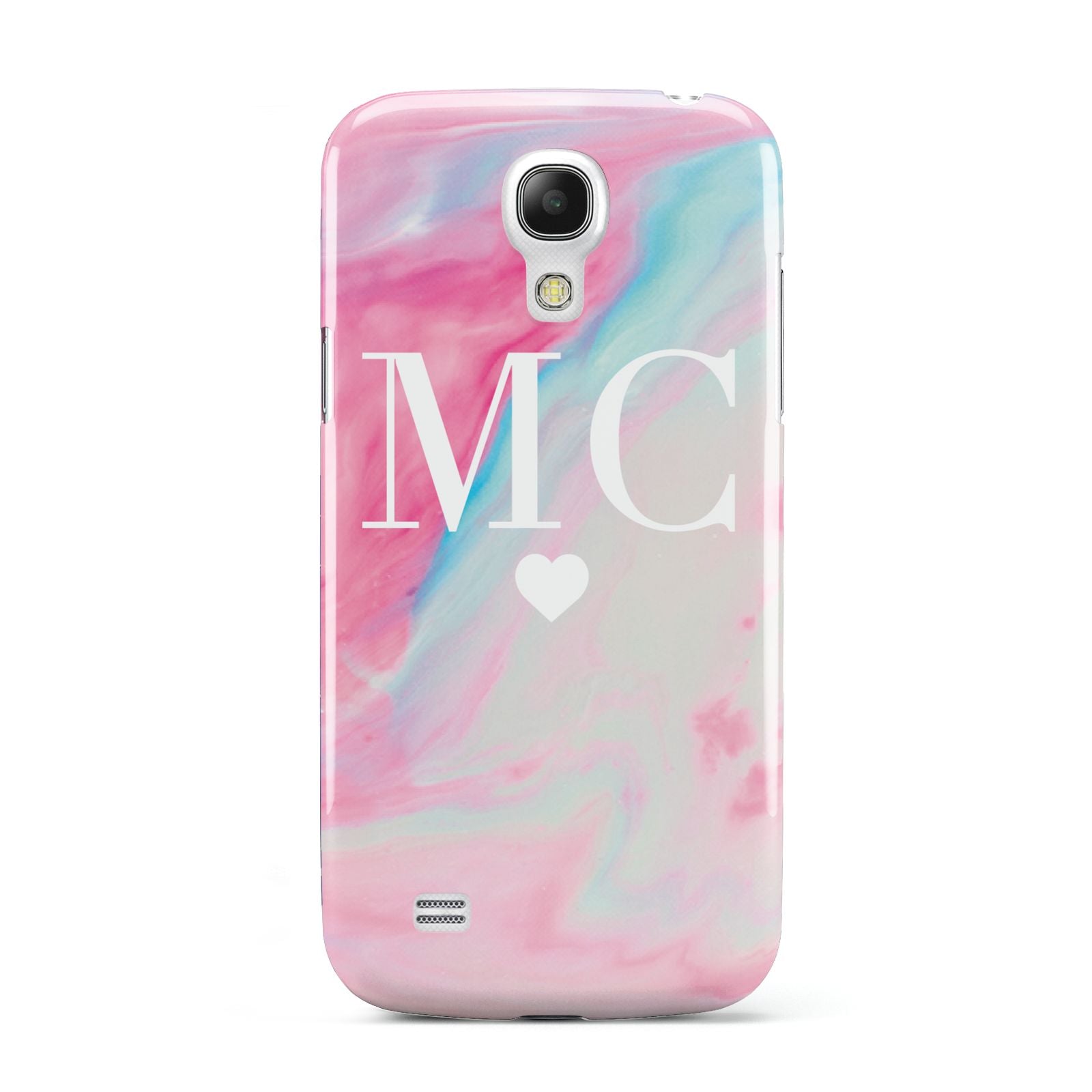 Personalised Pastel Marble Initials Samsung Galaxy S4 Mini Case