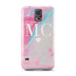 Personalised Pastel Marble Initials Samsung Galaxy S5 Case