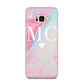 Personalised Pastel Marble Initials Samsung Galaxy S8 Plus Case