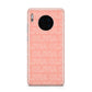 Personalised Peach Name Huawei Mate 30