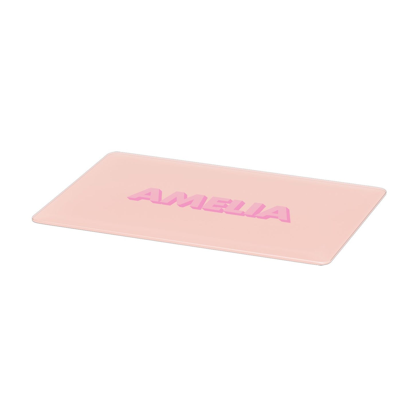 Personalised Peach Pink Name Apple MacBook Case Only
