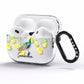 Personalised Peacock AirPods Pro Clear Case Side Image