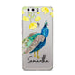 Personalised Peacock Huawei P10 Phone Case