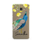 Personalised Peacock Samsung Galaxy A8 Case