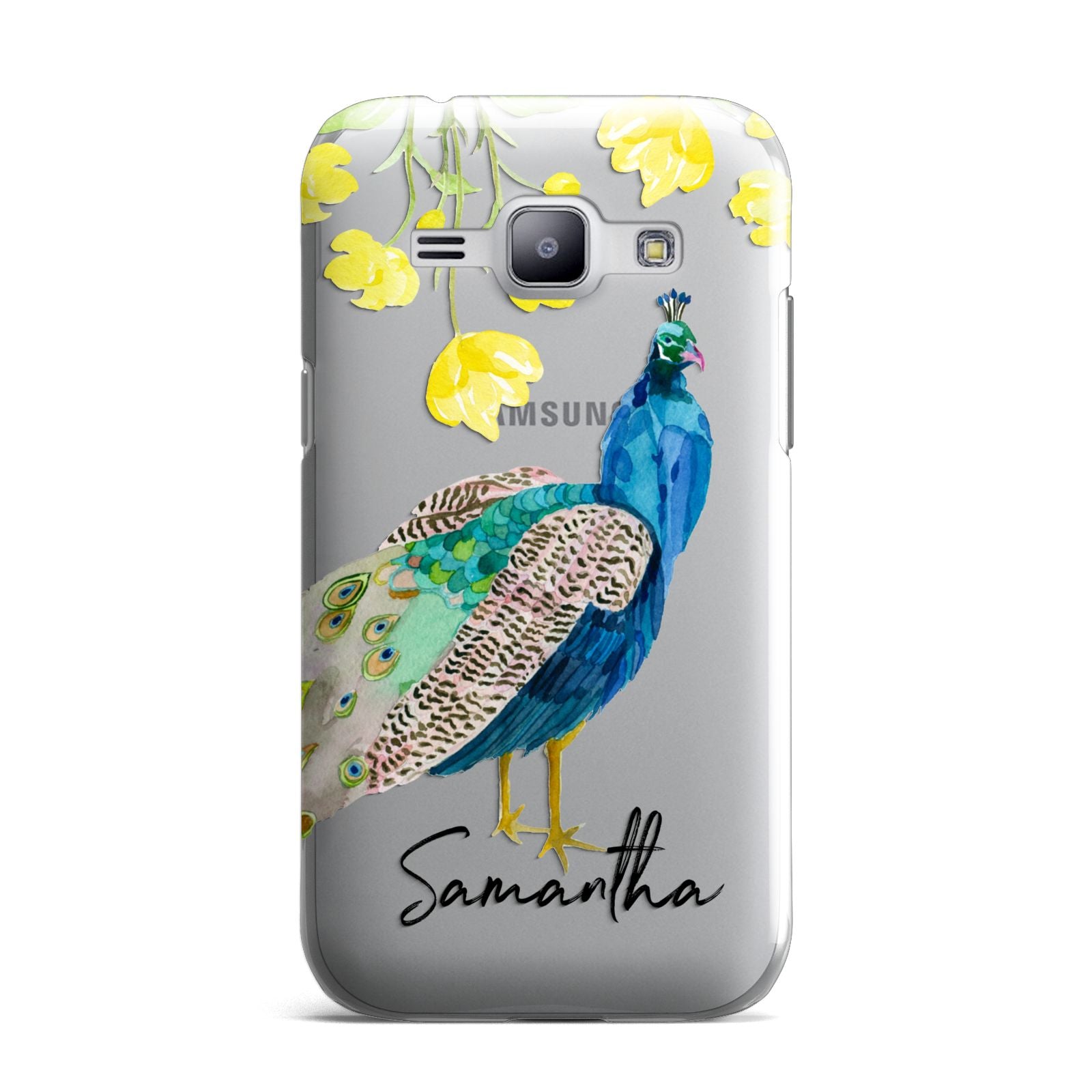 Personalised Peacock Samsung Galaxy J1 2015 Case