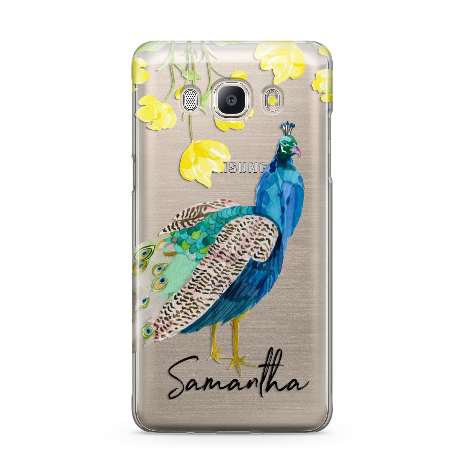 Personalised Peacock Samsung Galaxy J5 2016 Case