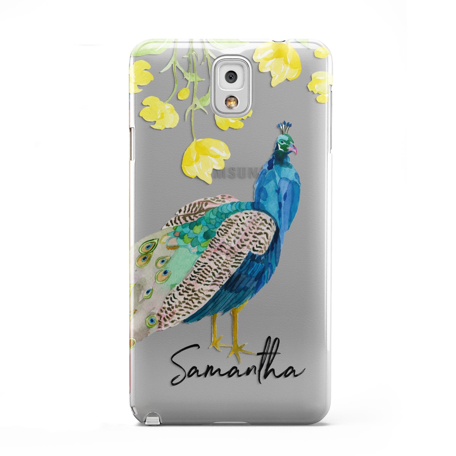 Personalised Peacock Samsung Galaxy Note 3 Case