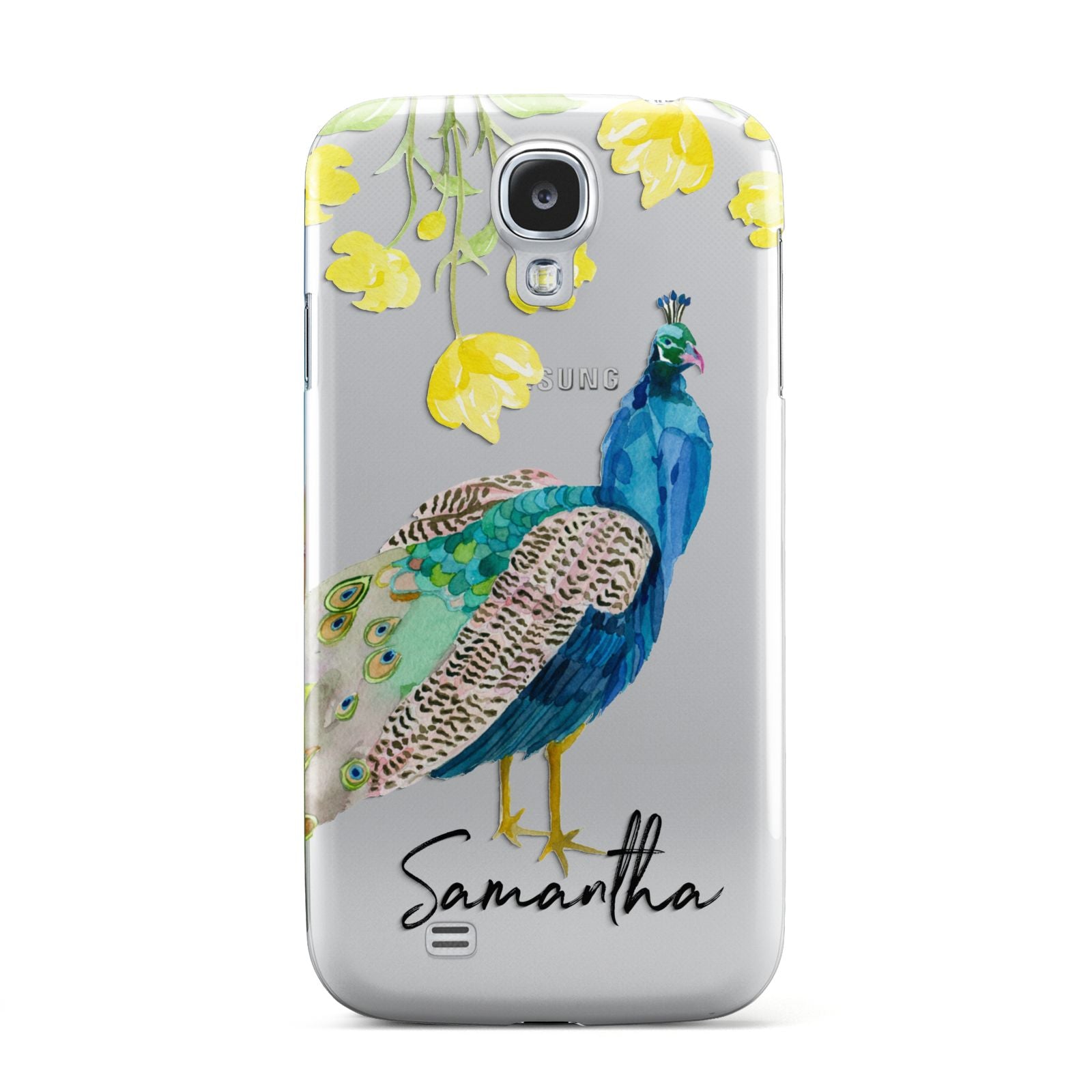 Personalised Peacock Samsung Galaxy S4 Case