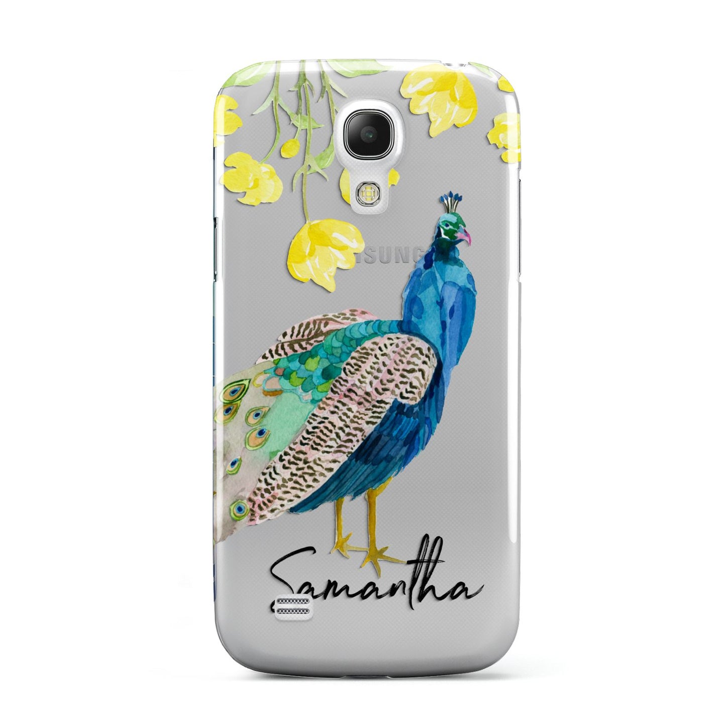 Personalised Peacock Samsung Galaxy S4 Mini Case