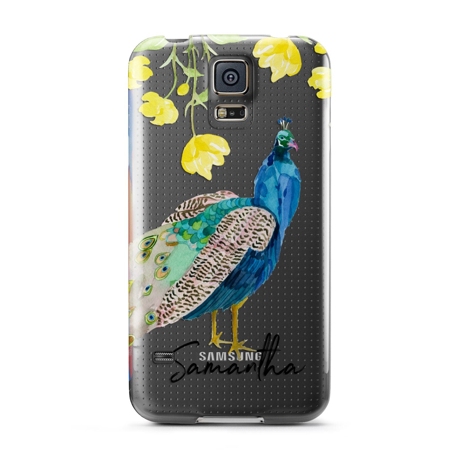 Personalised Peacock Samsung Galaxy S5 Case