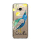 Personalised Peacock Samsung Galaxy S8 Plus Case
