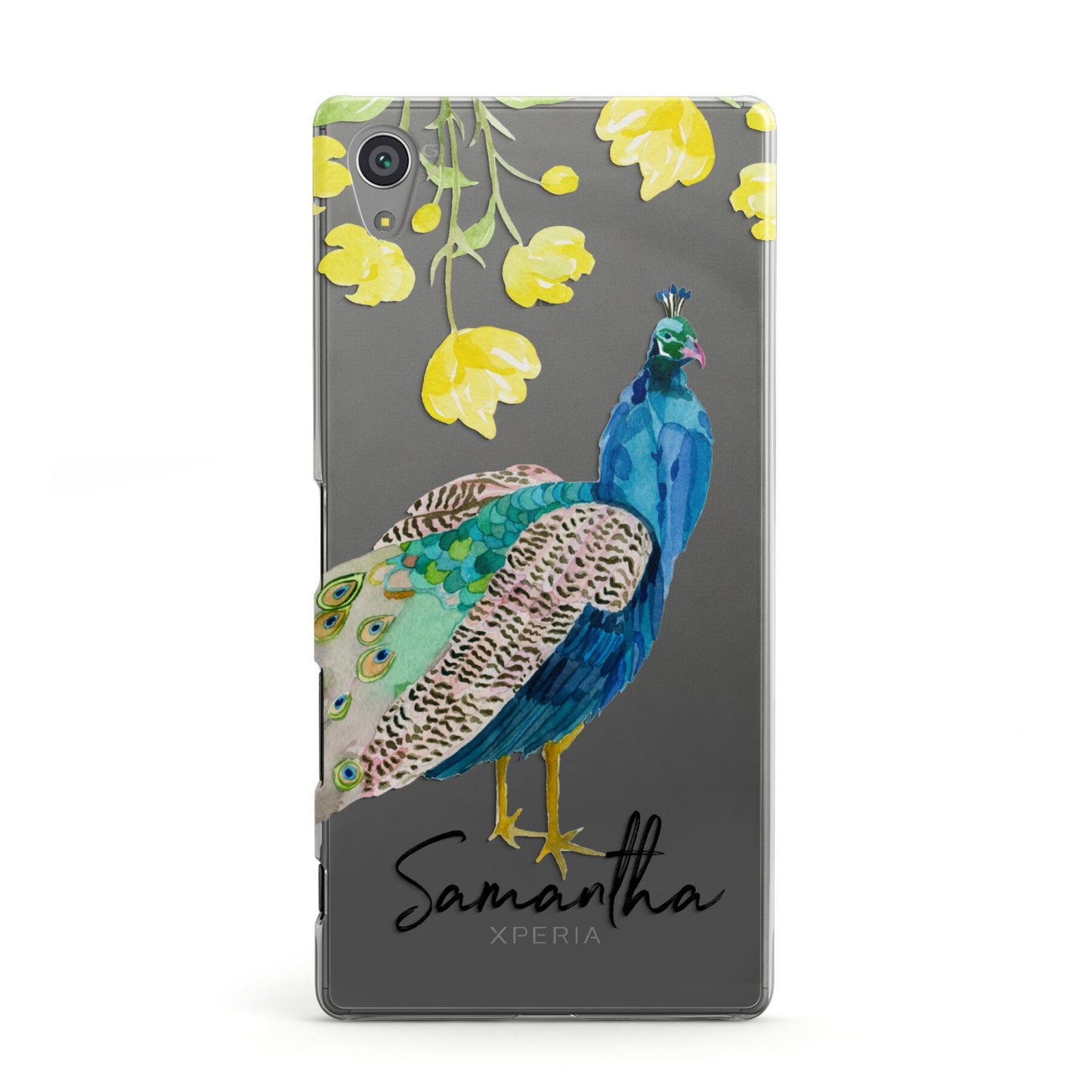 Personalised Peacock Sony Xperia Case