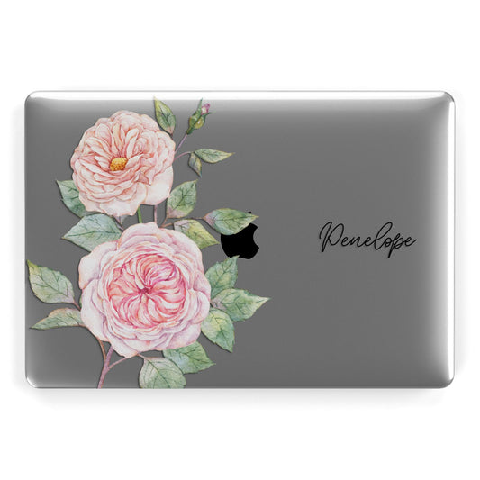 Personalised Peonies Apple MacBook Case