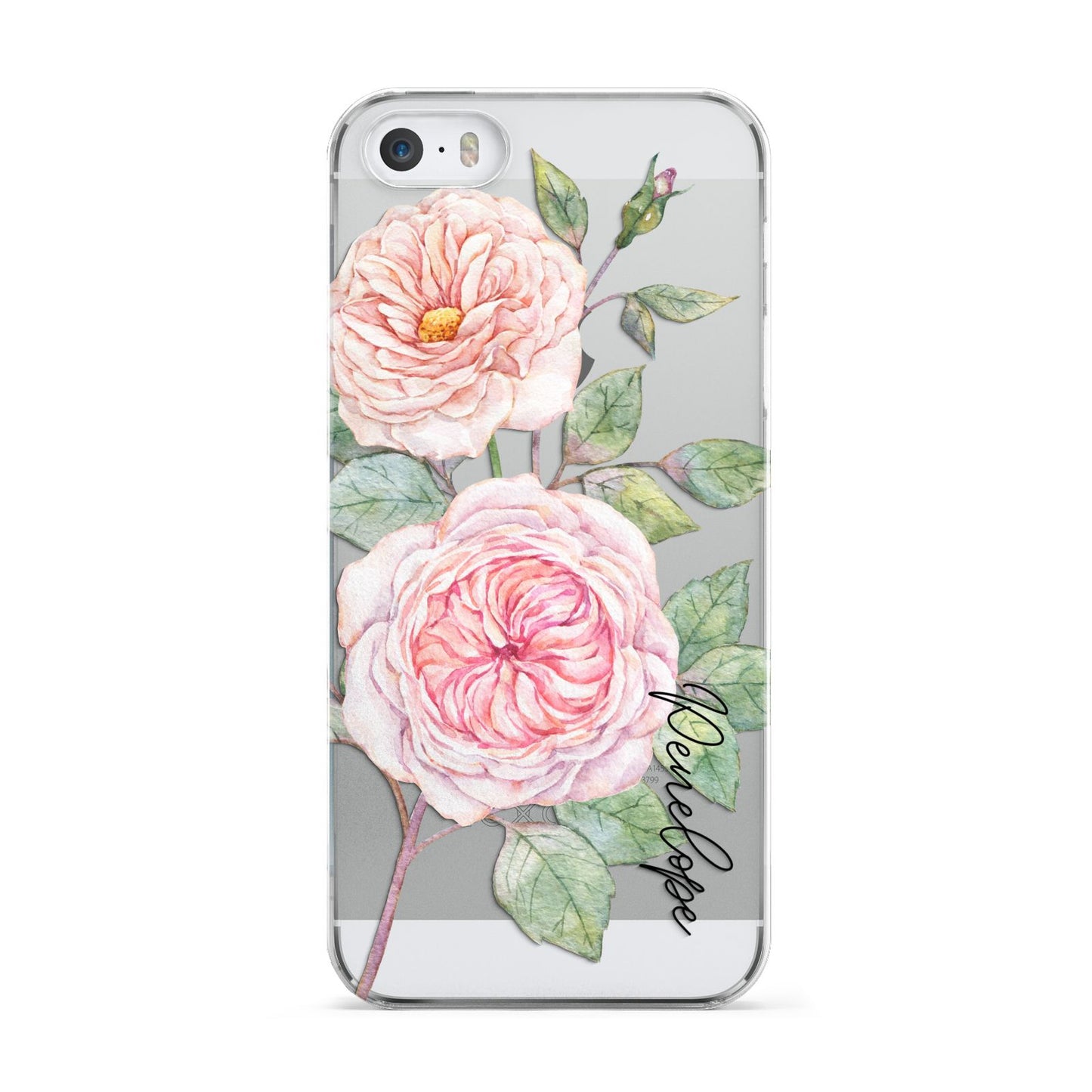Personalised Peonies Apple iPhone 5 Case