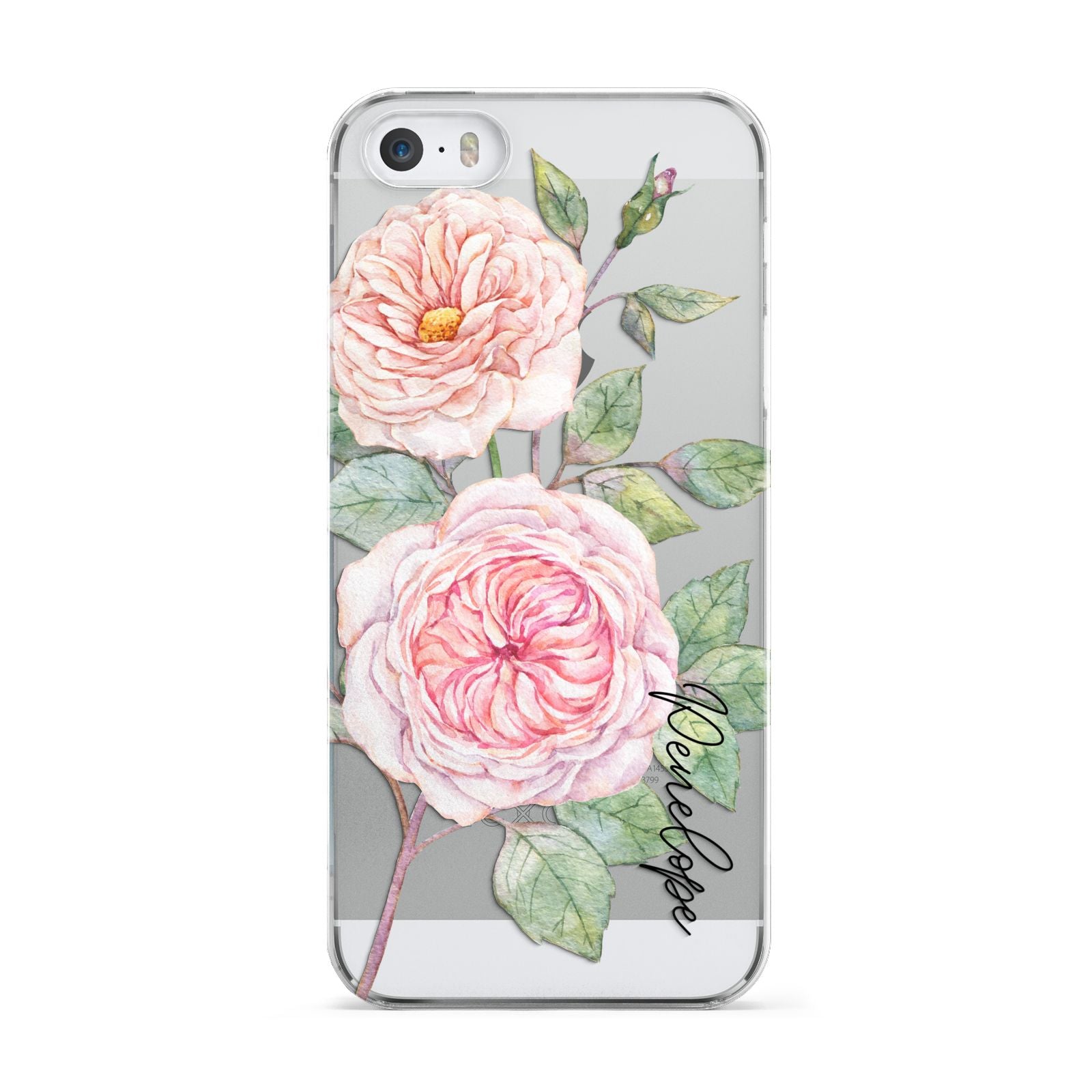 Personalised Peonies Apple iPhone 5 Case