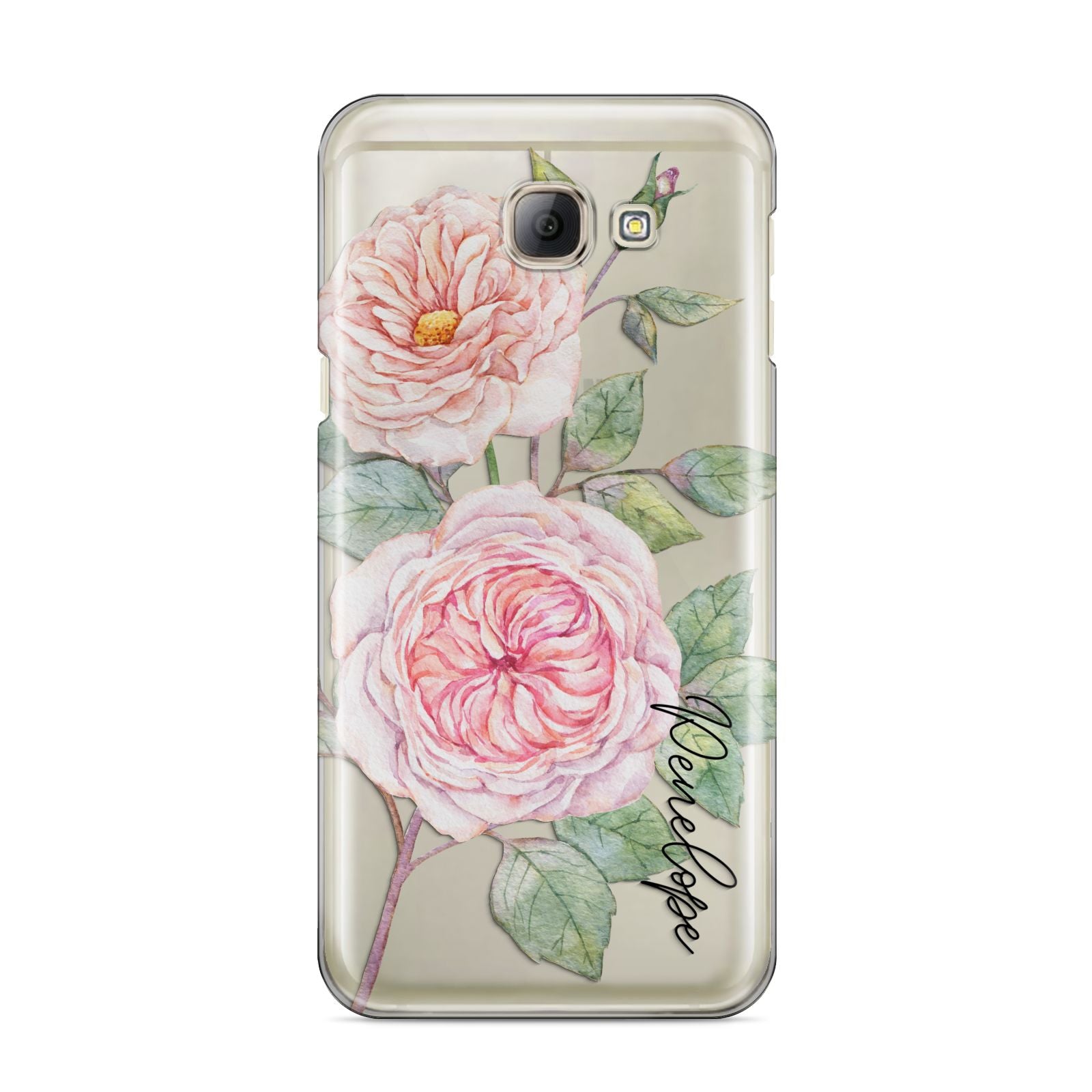 Personalised Peonies Samsung Galaxy A8 2016 Case