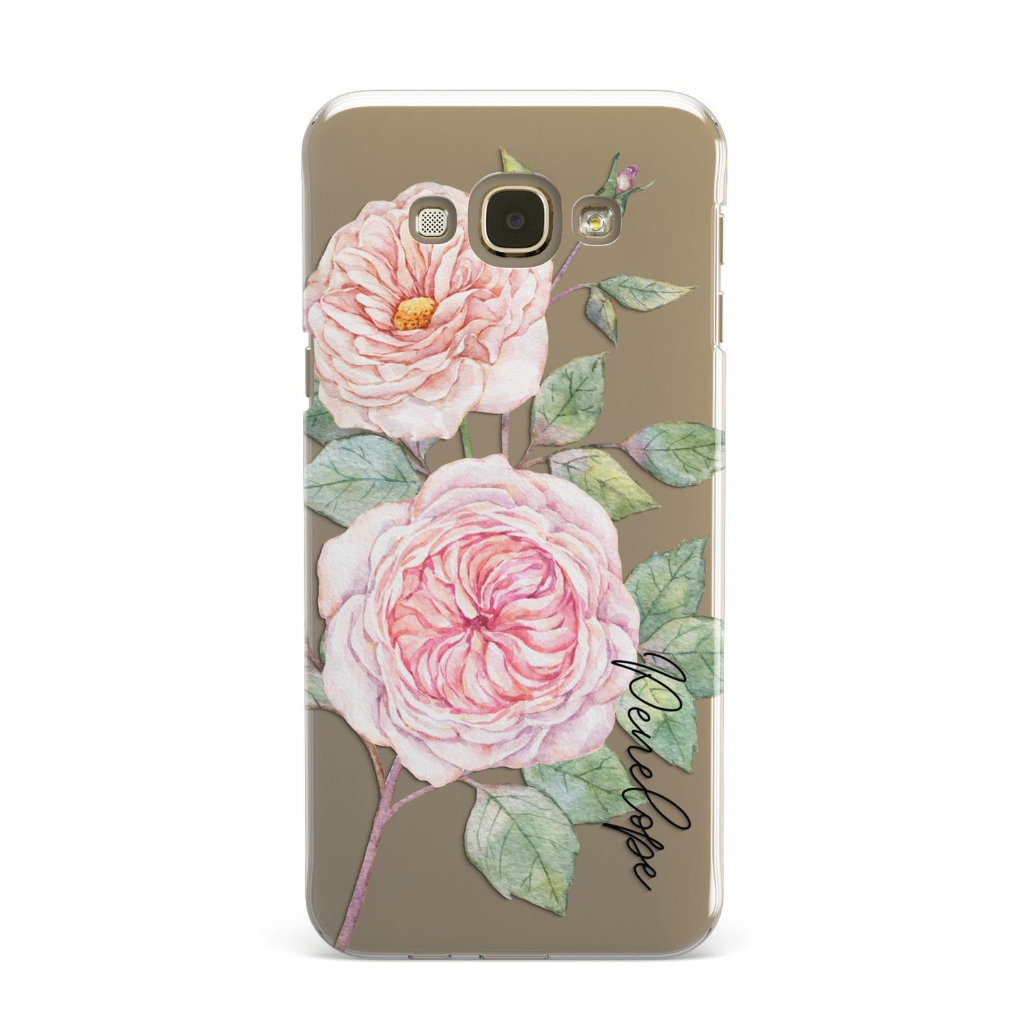 Personalised Peonies Samsung Galaxy A8 Case