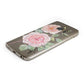 Personalised Peonies Samsung Galaxy Case Bottom Cutout