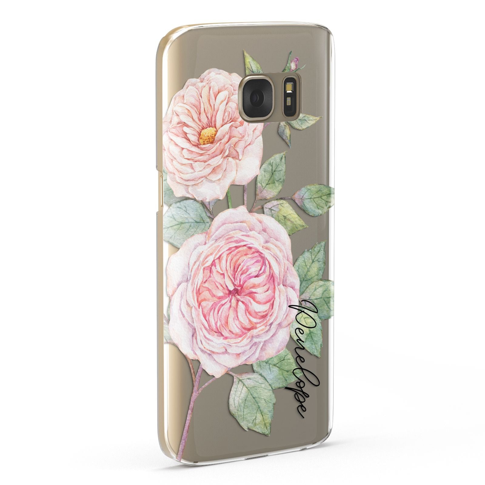 Personalised Peonies Samsung Galaxy Case Fourty Five Degrees