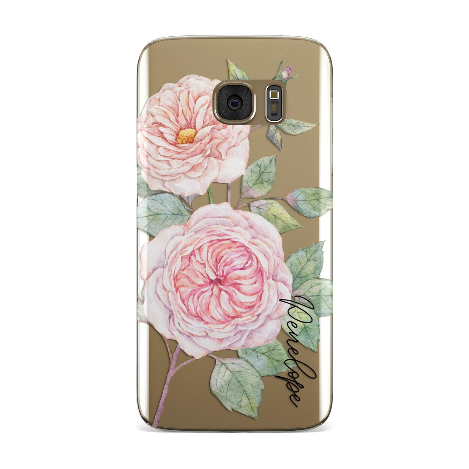 Personalised Peonies Samsung Galaxy Case