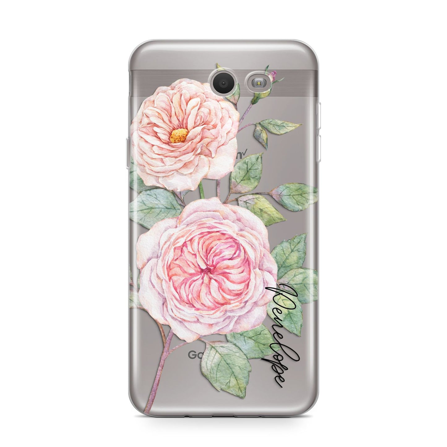 Personalised Peonies Samsung Galaxy J7 2017 Case